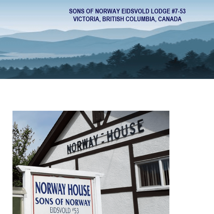 Sons of Norway Victoria - Norwegian organization in Victoria BC